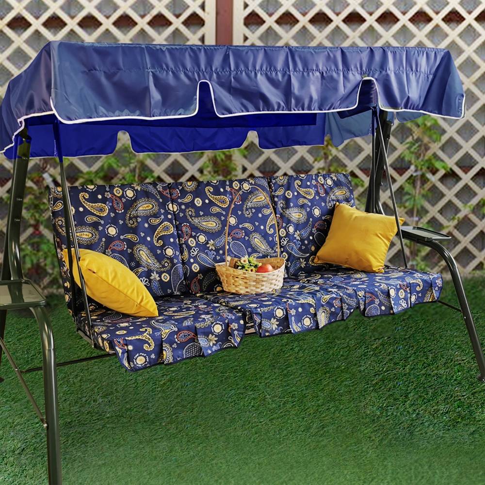 Пошив подушек и чехлов на садовую мебель и качели Пошив подушек и чехлов на садовую мебель и качели